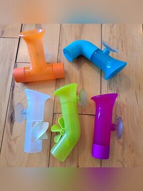 BOON PIPES Bath Tub Toys Water 12+ Months Toddler Sensory Multicolor STEM